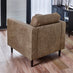 Jolene Brown Faux Leather Armchair