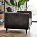 Jolene Dark Grey Velvet Armchair