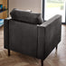 Jolene Dark Grey Velvet Armchair
