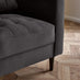 Jolene Dark Grey Velvet Armchair