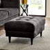 Jolene Dark Grey Velvet Footstool