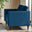 Jolene Navy Blue Velvet 2 Seater Sofa