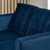 Jolene Navy Blue Velvet 2 Seater Sofa