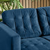 Jolene Navy Blue Velvet 2 Seater Sofa