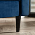 Jolene Navy Blue Velvet 3 Seater Sofa