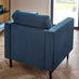 Jolene Navy Blue Velvet Armchair