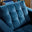 Jolene Navy Blue Velvet Armchair