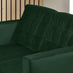 Jolene Emerald Green Velvet 2 Seater Sofa