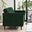 Jolene Emerald Green Velvet 3 Seater Sofa