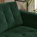 Jolene Emerald Green Velvet 3 Seater Sofa