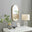 Jupiter Gold Oval Wall Mirror