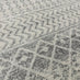 Korra Grey Aztec Patterned Rug 120x170