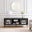 Kafe Black Metal 2 Door Storage TV Stand