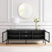 Kafe Black Metal 2 Door Storage TV Stand