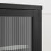 Kafe Black Metal 2 Door Storage TV Stand
