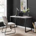 Kendrick Grey and Black Office Desk