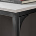 Kendrick Grey and Black Office Desk