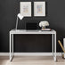 Kendrick Grey and White Office Desk