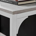Kendrick Grey and White Office Desk