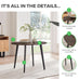 Koko Round Walnut Effect 4 Seater Dining Table