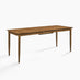 Leif Walnut Veneer Extending Dining Table & 6 Green Peri Chairs