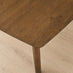 Leif Rectangular Walnut Veneer Solid Wood Large Extending 6-8 Seater Dining Table
