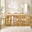 Leif Oak Veneer Wood Rectangular Extending Table & 8 Caia Wishbone Dining Chairs