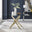 Leonardo Rectangular Glass and Gold Metal 6 Seater Dining Table