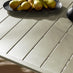 Leros Cream Metal 6 Seat Garden Dining Set