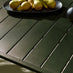 Leros Green Metal 6 Seat Garden Dining Set