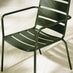 Leros Green Metal 6 Seat Garden Dining Set