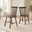 2x Lilibet Spindle Back Dark Brown Solid Wood Dining Chairs