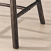 2x Lilibet Spindle Back Black Oak Effect Solid Wood Dining Chairs