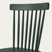 2x Lilibet Spindle Back Green Solid Wood Dining Chairs