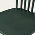 2x Lilibet Spindle Back Green Solid Wood Dining Chairs