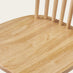 2x Lilibet Spindle Back Oak Effect Solid Wood Dining Chairs