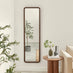 Line Walnut Wood Full Length Rectangle 170x50cm Mirror