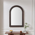 Liora Walnut Wood Full Length 120x80cm Arch Mirror
