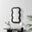 Liora Walnut Wood Medium 90x60cm Rectangle Wavy Wall Mirror