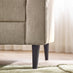 Logan Beige Fabric 2 Seater Sofa