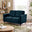 Logan Ocean Blue Fabric 2 Seater Sofa