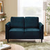 Logan Ocean Blue Fabric 2 Seater Sofa
