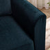 Logan Ocean Blue Fabric 2 Seater Sofa