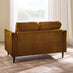 Logan Amber Orange Fabric 2 Seater Sofa