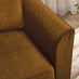 Logan Amber Orange Fabric 2 Seater Sofa