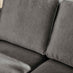 Logan Silver Grey Fabric 2 Seater Sofa