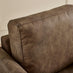 Logan Brown Faux Leather 2 Seater Sofa