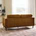 Logan Amber Orange Fabric 3 Seater Sofa
