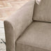 Logan Beige Fabric 3 Seater Sofa
