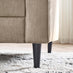 Logan Beige Fabric 3 Seater Sofa